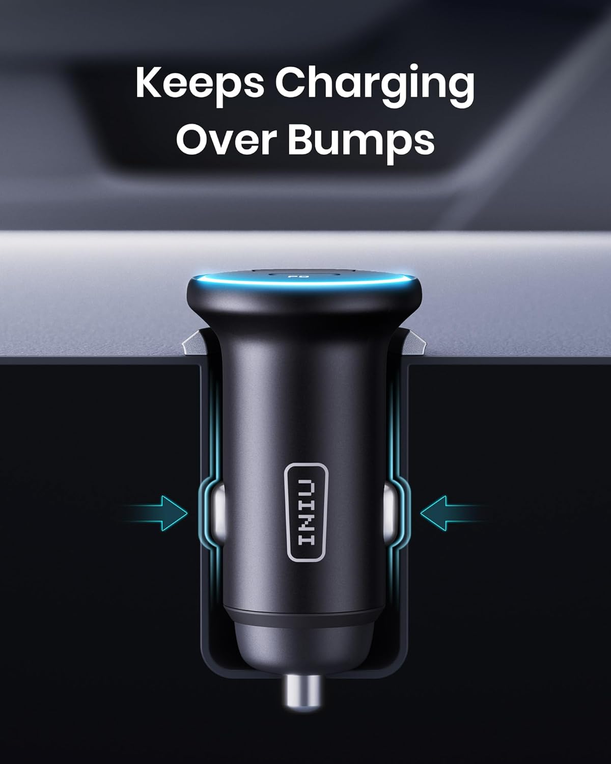 USB C Car Charger, 66W USB-C & USB-A Fast Charging Cigarette Lighter Adapter, Car Power Adapter PD QC3.0 Mini Car Phone Charger, for Iphone 16 15 14 Pro Max Samsung Galaxy S25 S24 S23, Ipad Pro