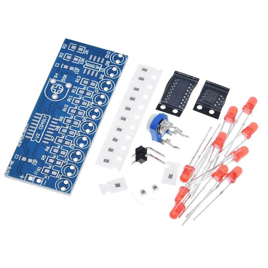 Smart Electronics Kits NE555+CD4017 LED Light Water Flowing DIY Kit Running LED Flow LED Light Learn Electronic Principles