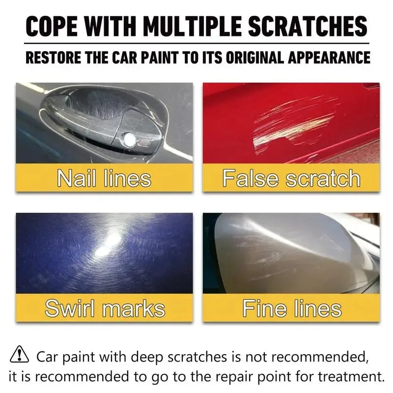 Car Wax Polish Scratch Remover Polishing Compound & Scratch Remover for Cars Scratch Remover Car Wax Kit Cleaner for Remove