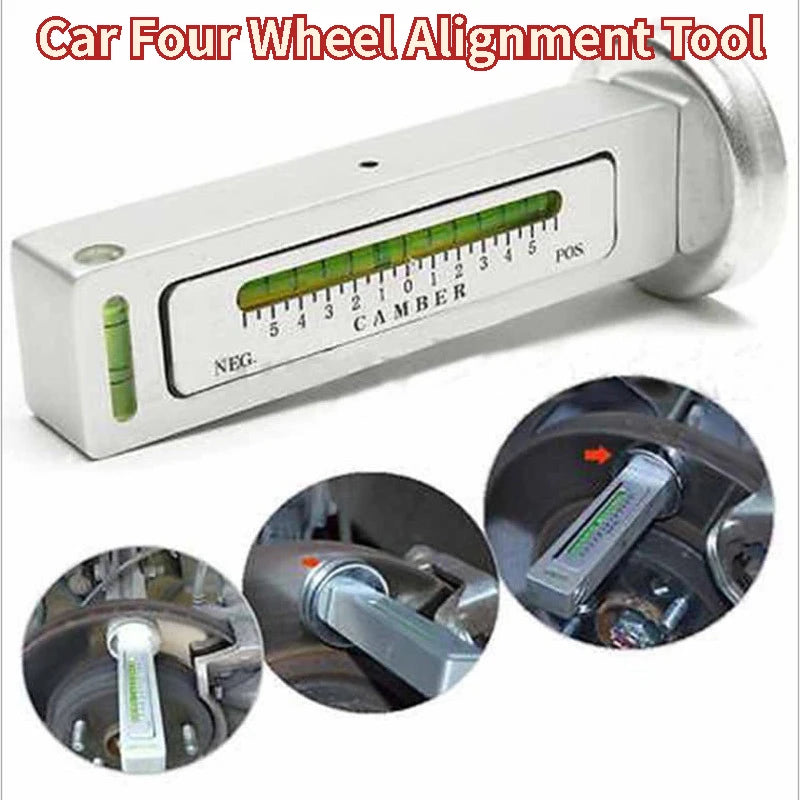 Four-Wheel Positioning Adjustable Magnetic Alignment-Magnetic Level Gauge Camber-Adjustment Tool Magnet Positioning Tool