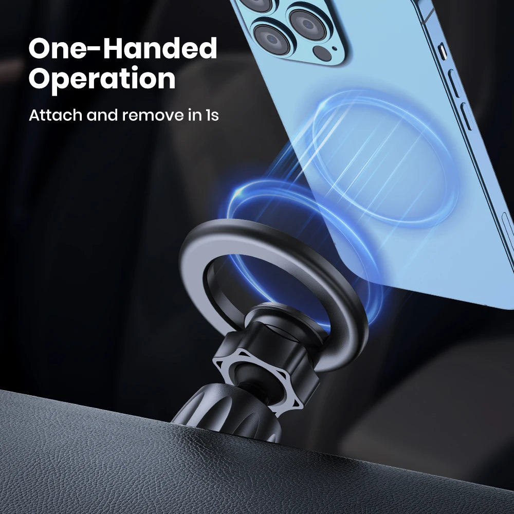TOPK for Magsafe Car Mount,Magnetic Phone Holder for Car Air Vent Phone Holder Mount 360° Rotation Phone Holders for Iphone 15